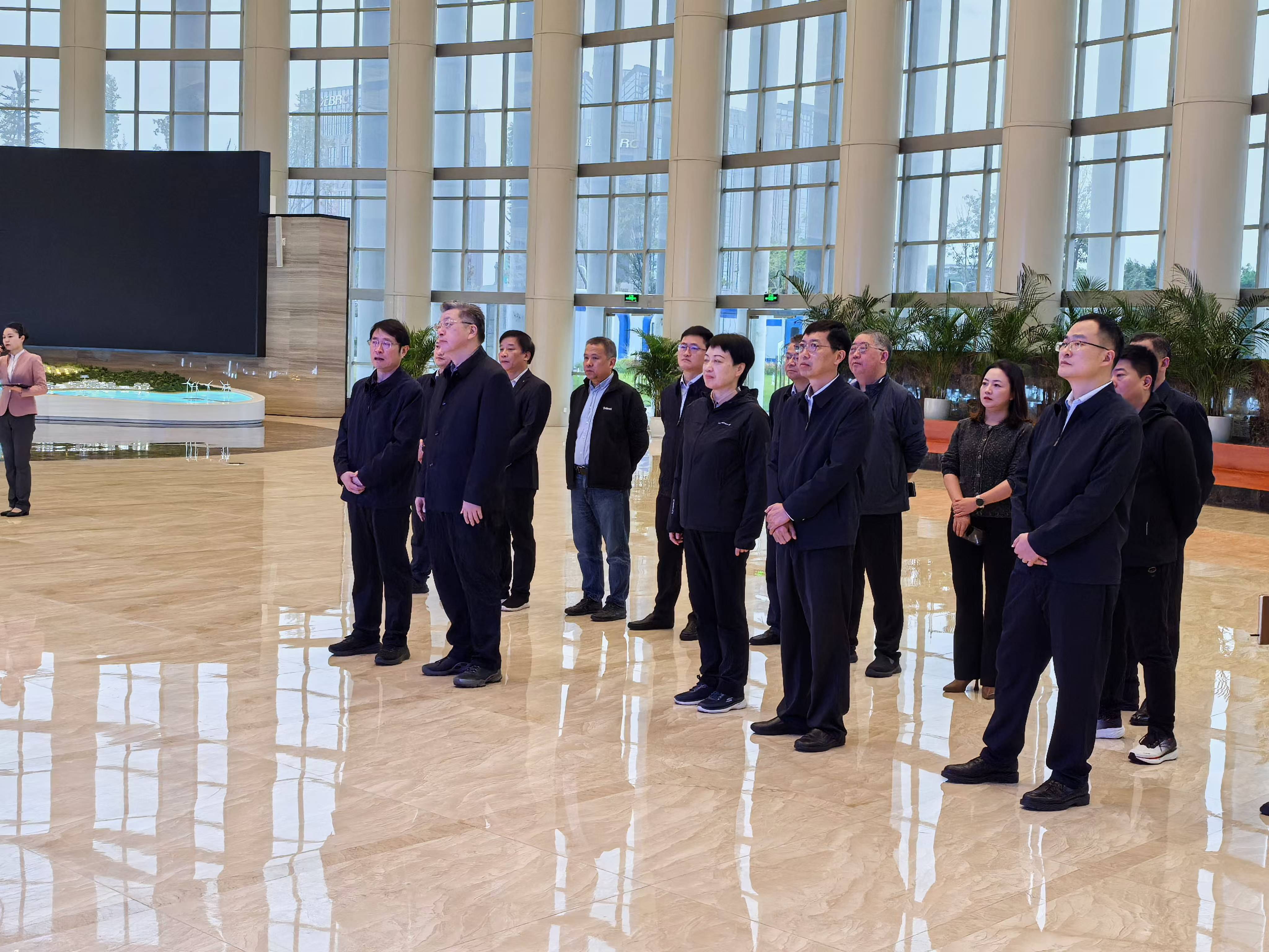合肥市市委副书记路军带队赴川 就东方融惠环保装备生产基地建设项目开展交流